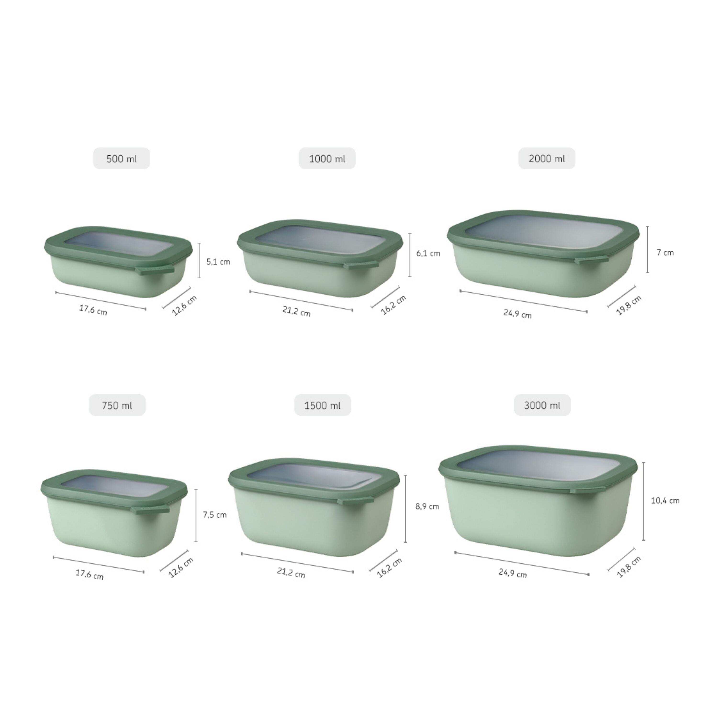 Mepal Cirqula Mikrowellengeschir set 6 teilig - Nordic sage 5/6
