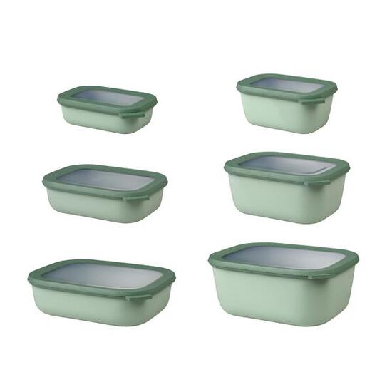 Mepal Cirqula Mikrowellengeschir set 6 teilig - Nordic sage