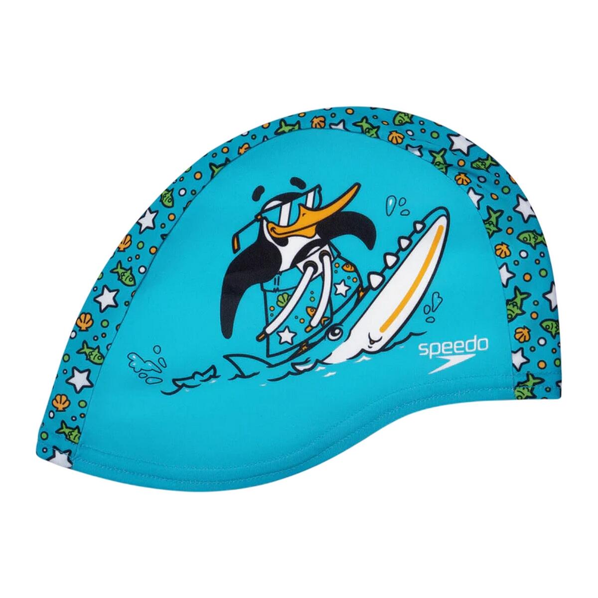 Bonnet De Bain Enfant (Azur / Vert Fluo) 3/3