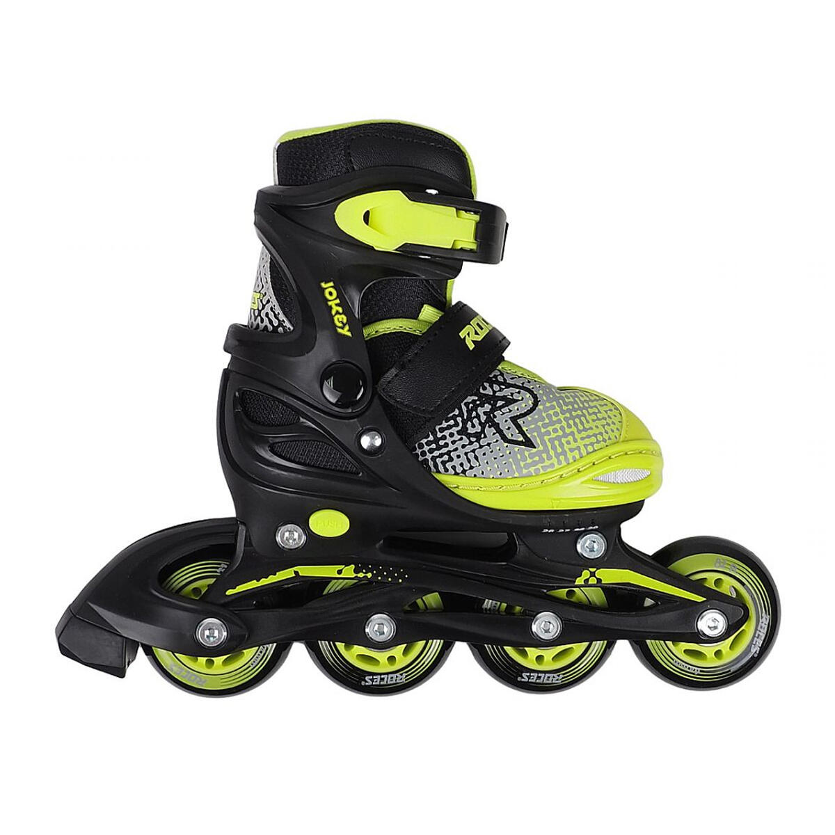 "Jokey X" InlineSkates für Kinder Damen und Herren Schwarz/Grün 3/7
