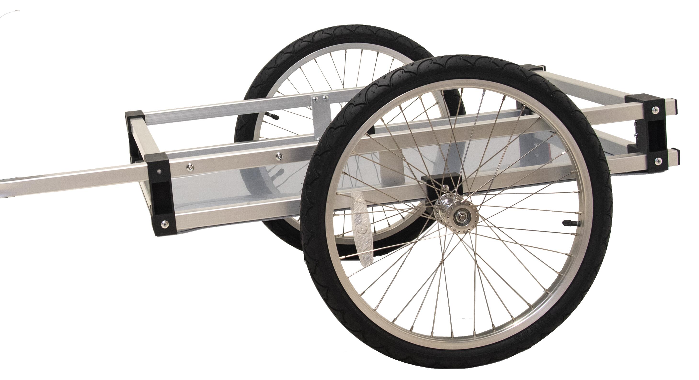 Wike zware platte aanhanger voor fietsen 3/6
