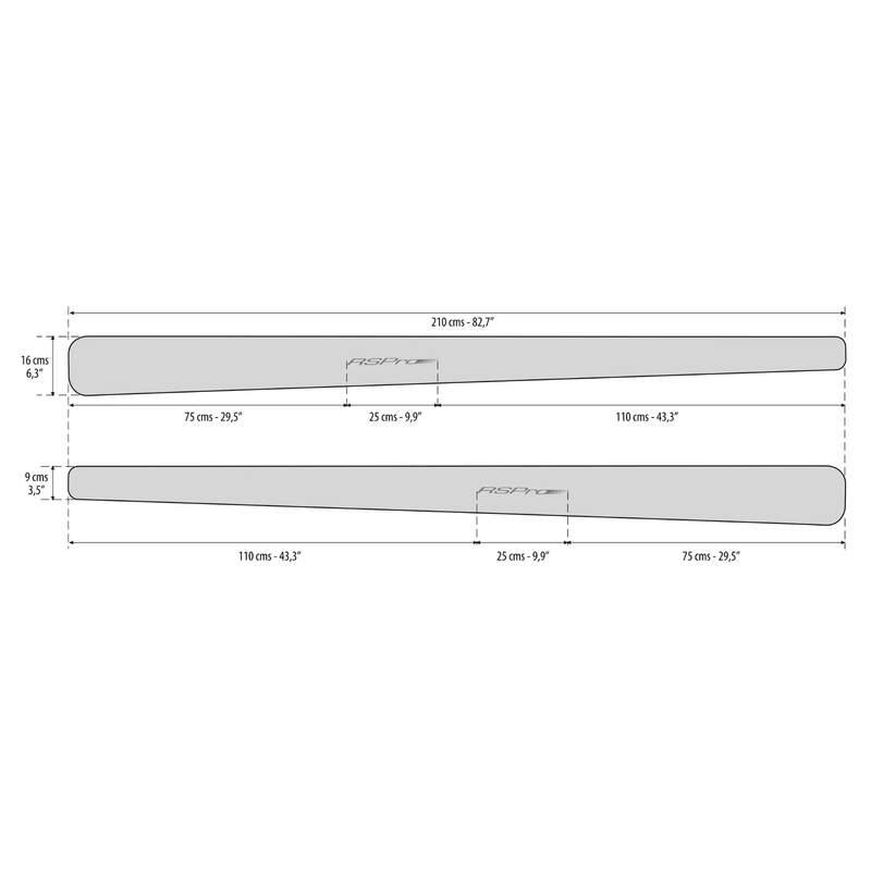 PROTECTION RAIL PLANCHE stand up paddle race master RSPRO 2/4