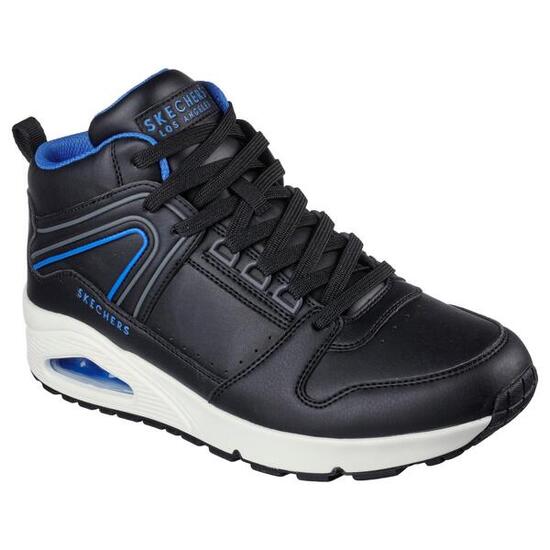 Buty sneakers męskie SKECHERS UNO KEEP CLOSE 232547-BKBL czarne 43