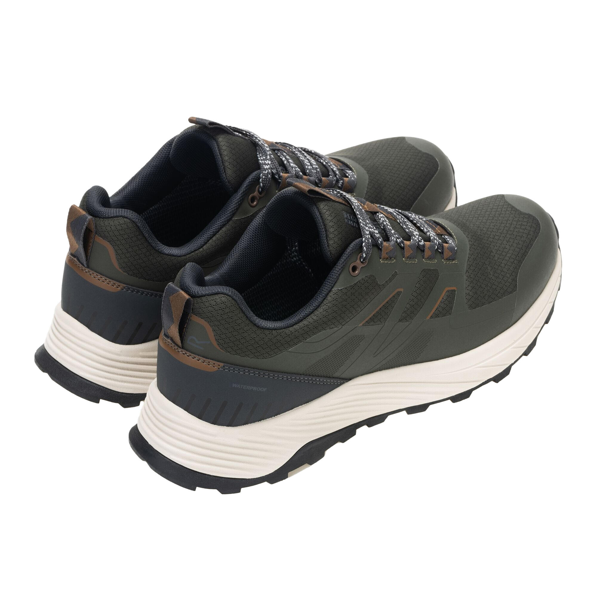 "Ravika" Sneaker für Herren Dunkel-Khaki/Sattel 2/5