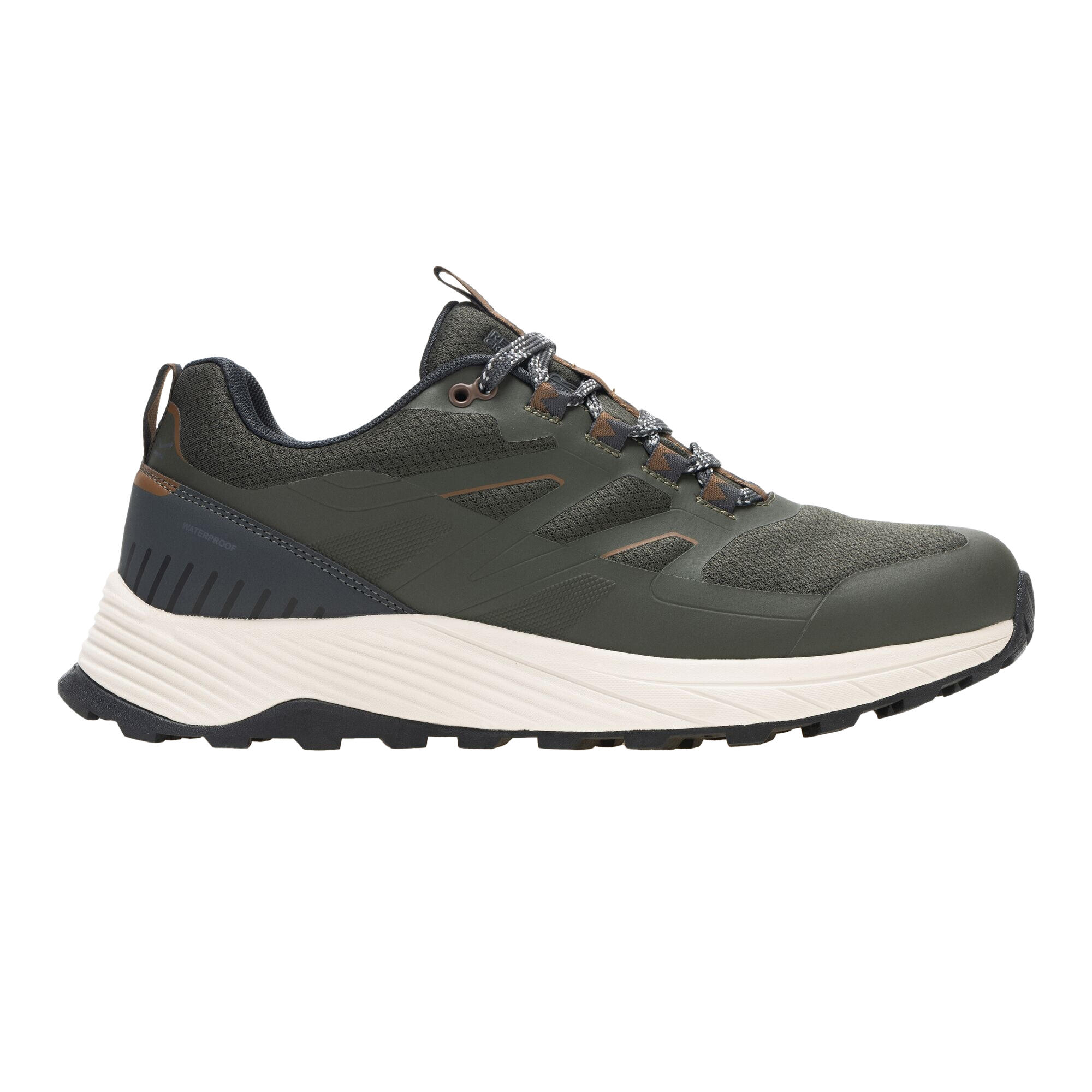 "Ravika" Sneaker für Herren Dunkel-Khaki/Sattel 4/5