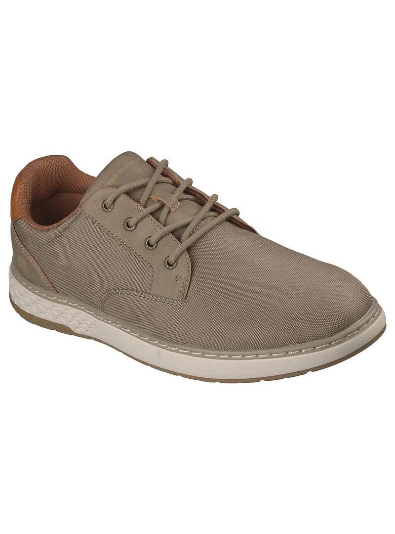 Chaussures pour homme Skechers Garlan fitz Marron 3/5