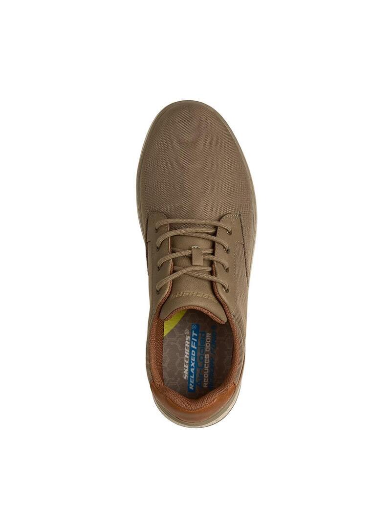 Chaussures pour homme Skechers Garlan fitz Marron 4/5