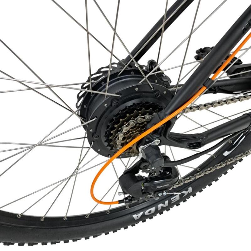Bicicleta electrica MTB DHS 52432 - 29 inch, L, Negru