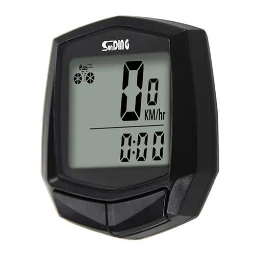 Vízálló LCD kijelzős kerékpárkomputer sebességmérővel 6/7