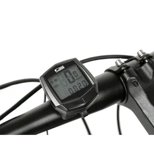 Vízálló LCD kijelzős kerékpárkomputer sebességmérővel 4/7