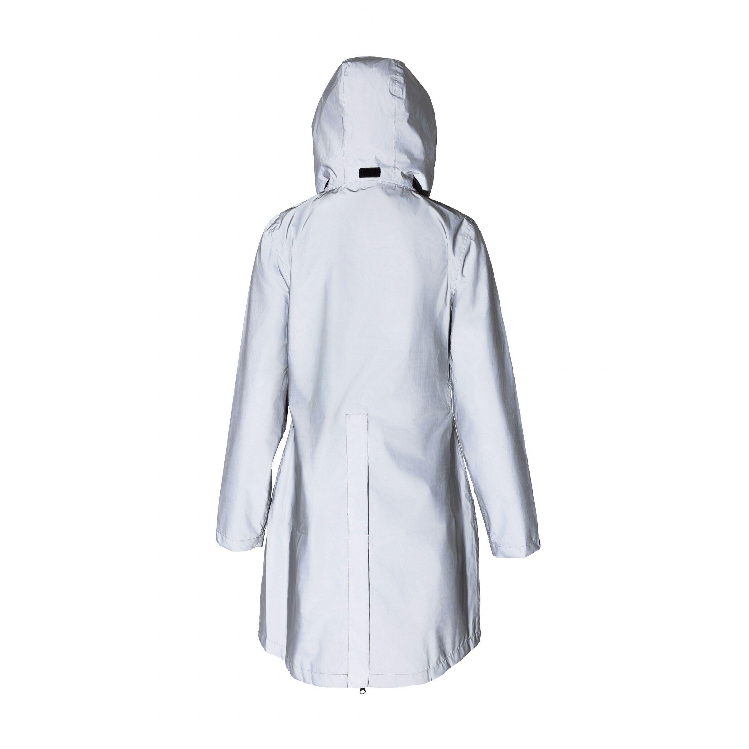 Veste équitation imperméable réfléchissant femme Horze 2/2