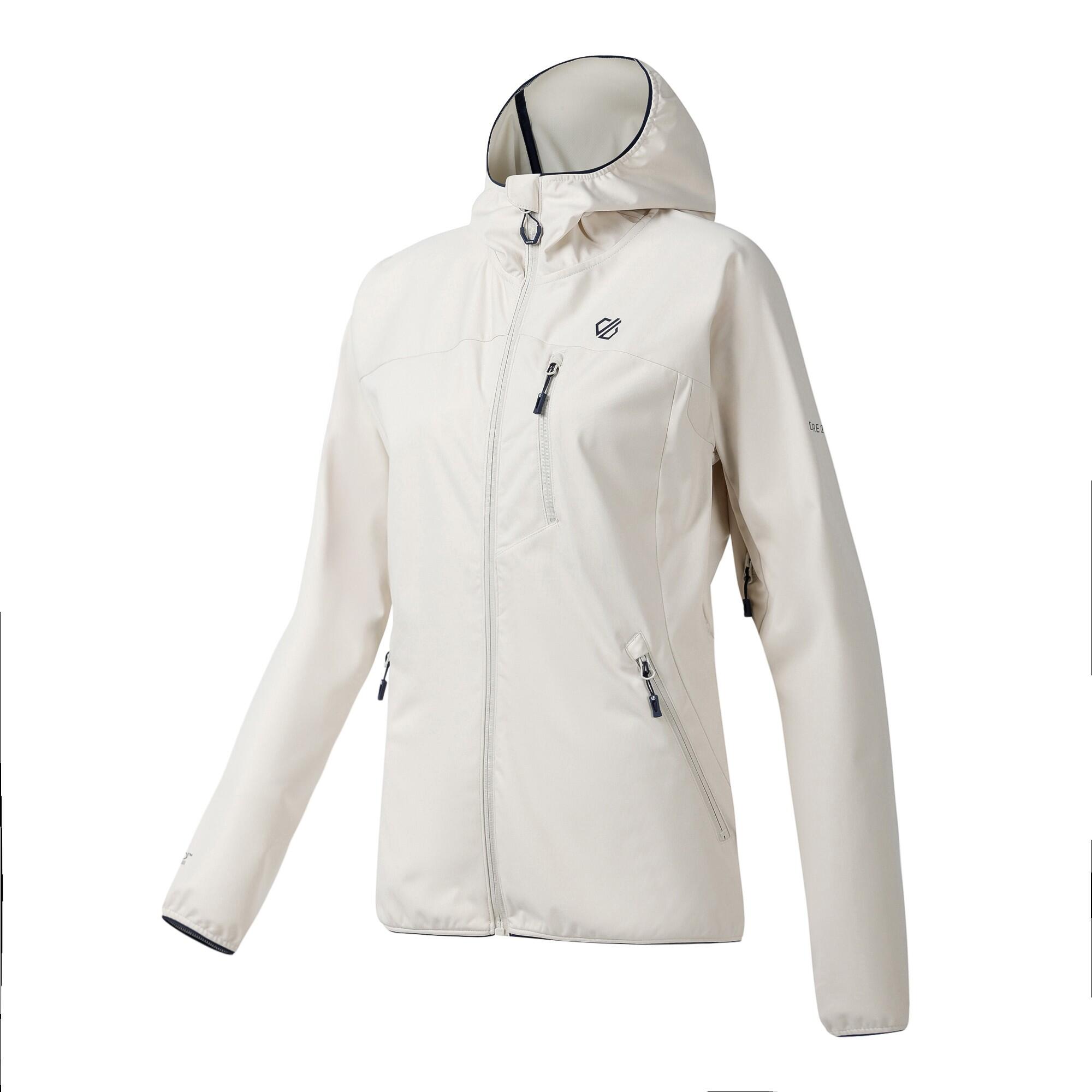 Veste Softshell À Capuche LEXAN Femme (Crème) 3/4