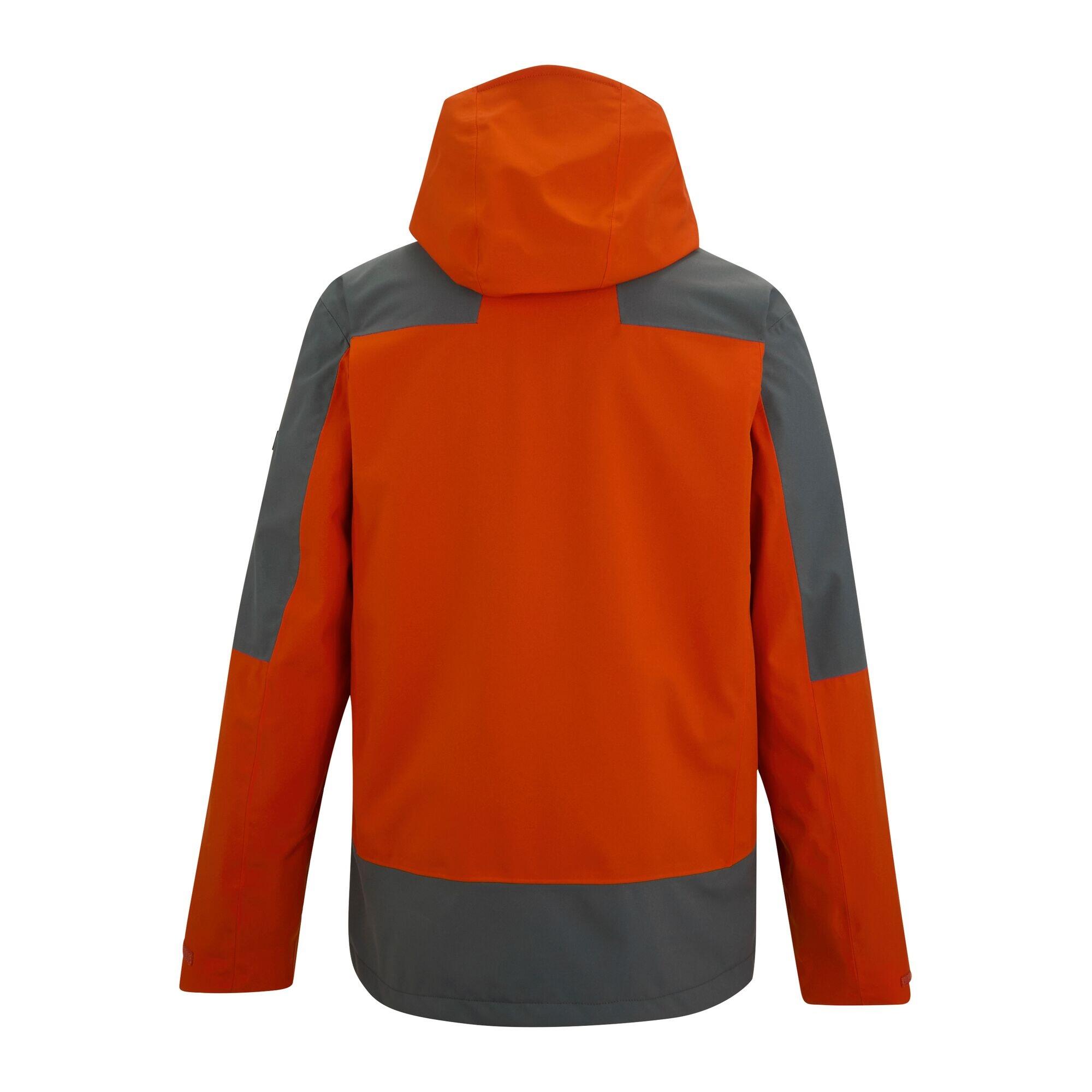 Veste Imperméable HIGHTON Homme (Rouge Orangé / Orage Foncé) 2/4