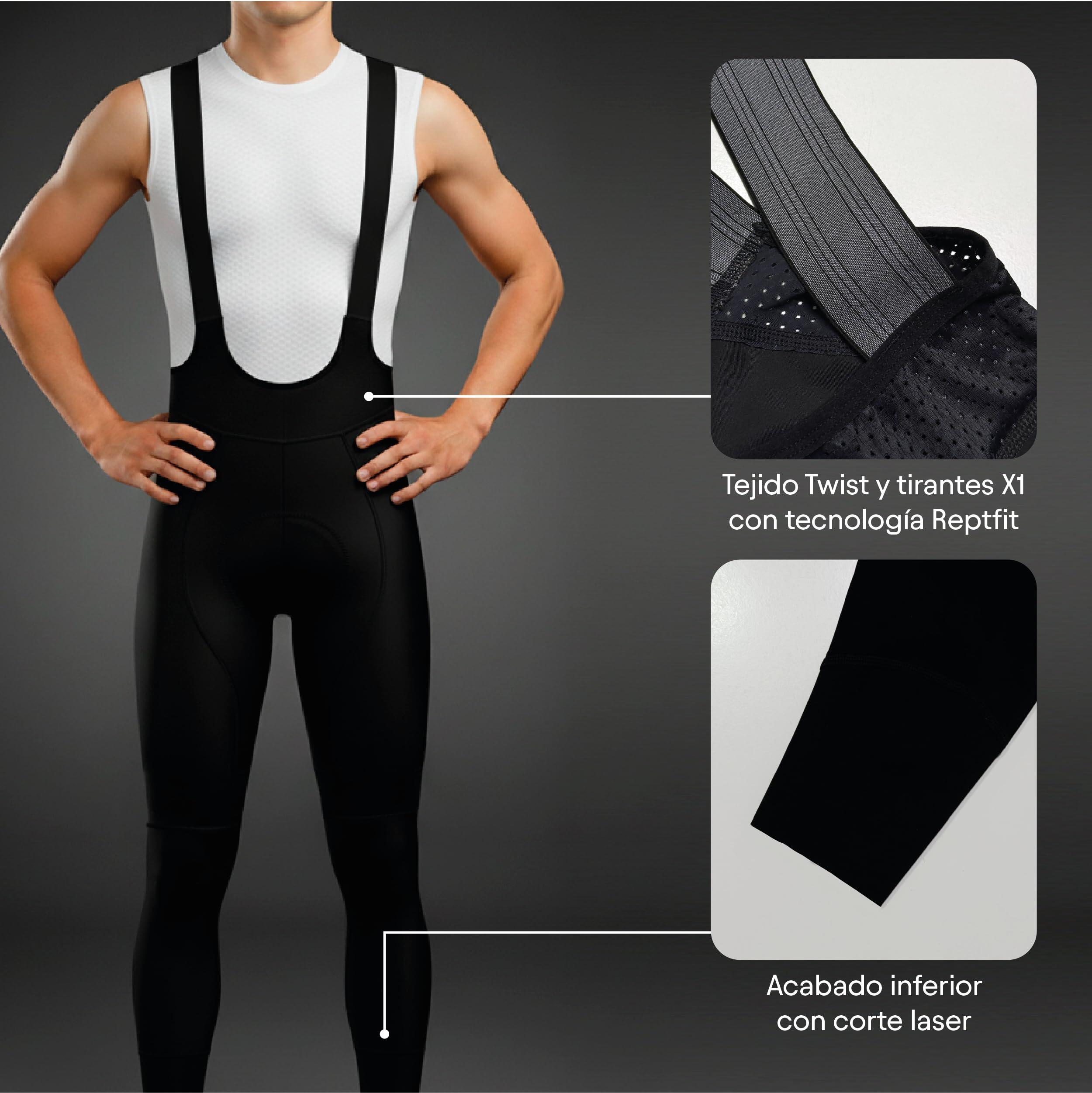 Atika Culotte Ciclismo Hombre Largo Terra Confort – Ropa Ciclismo Hombre Tirante 2/7