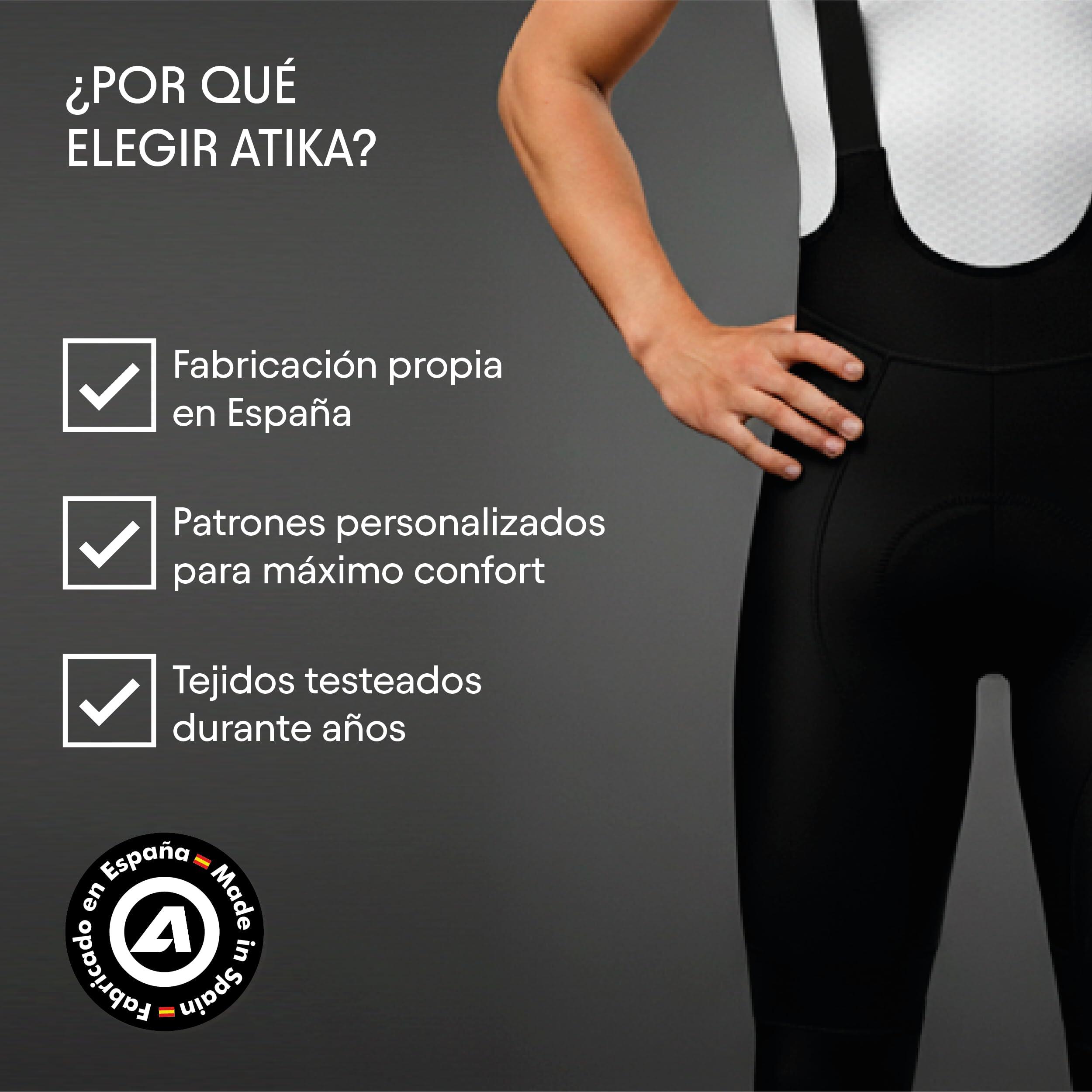 Atika Culotte Ciclismo Hombre Largo Terra Confort – Ropa Ciclismo Hombre Tirante 6/7