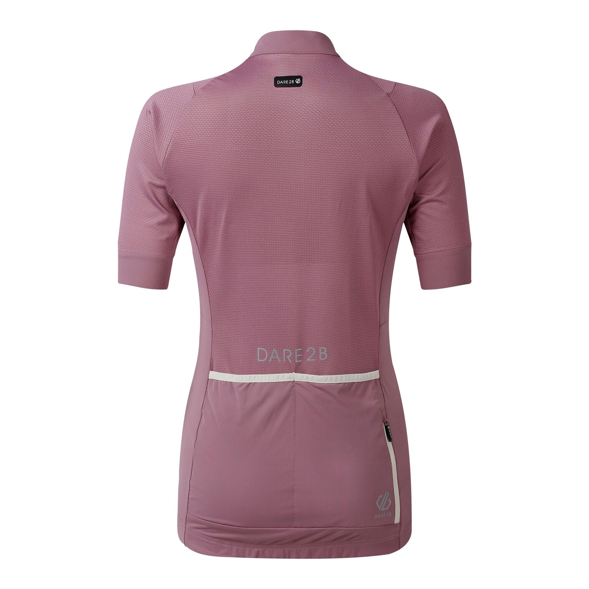 Veste Manches Courtes De Cyclisme Motif/style Éclair Femme (Rose Pâle) 2/5
