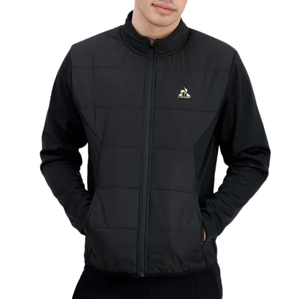Men's Le Coq Sportif Coq Hybride N1 Black Jacket
