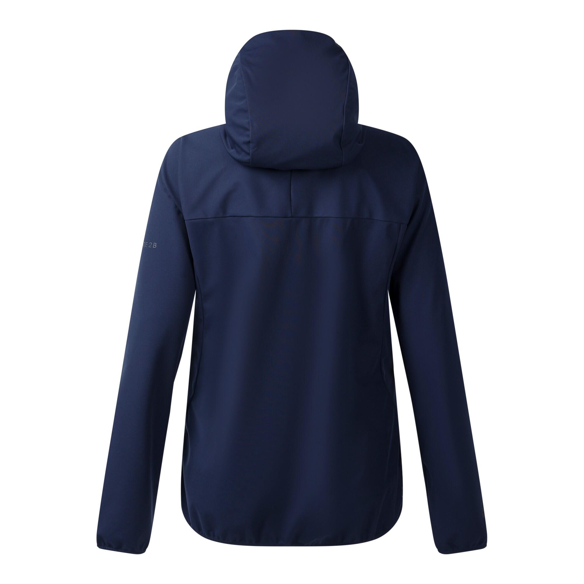 Veste Softshell À Capuche LEXAN Femme (Bleu Marine) 2/4