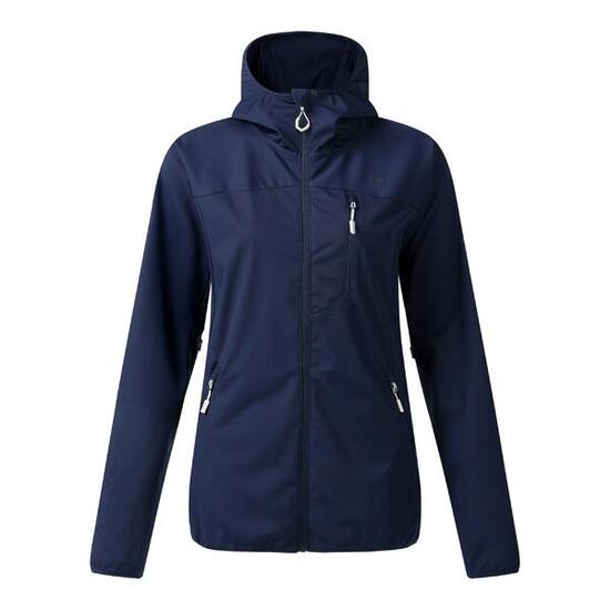 Veste Softshell À Capuche LEXAN Femme (Bleu Marine)