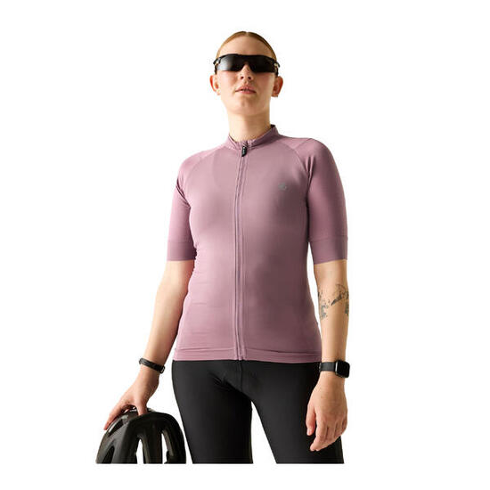 Veste Manches Courtes De Cyclisme Motif/style Éclair Femme (Rose Pâle)