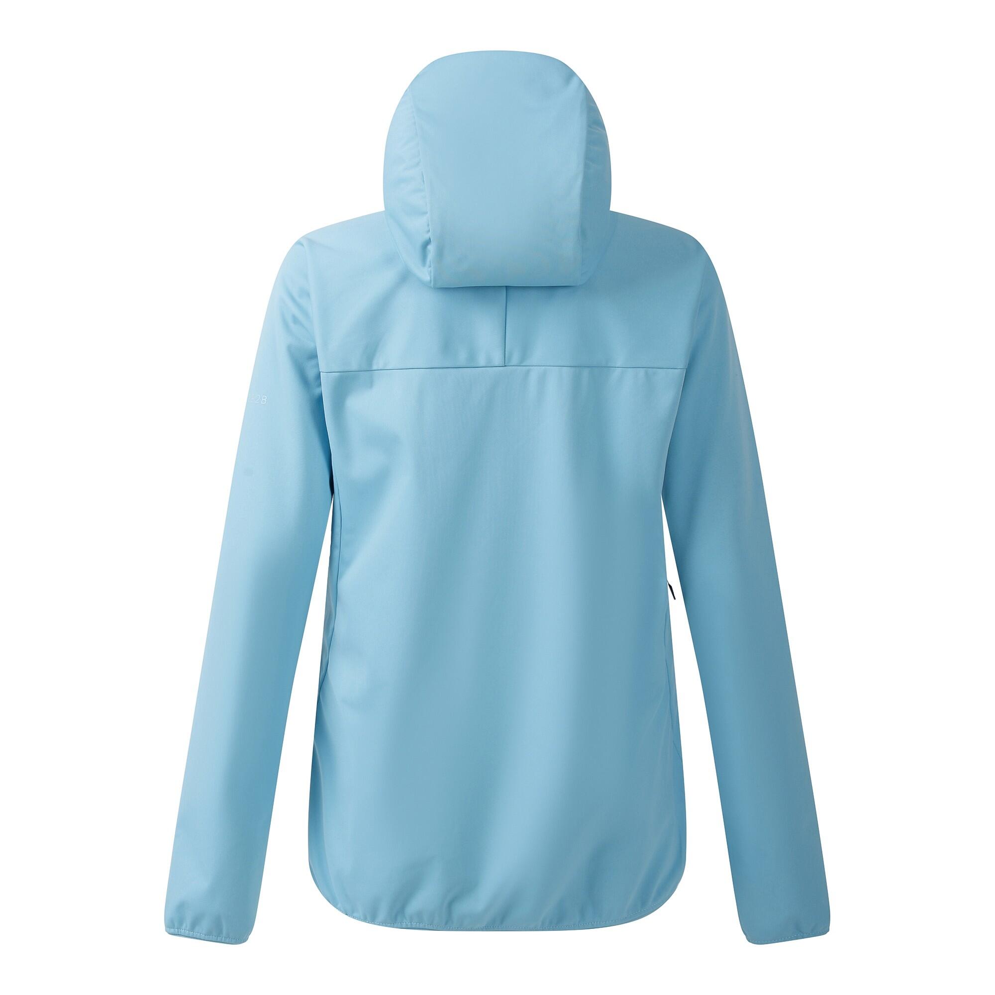 Veste Softshell À Capuche LEXAN Femme (Bleu Clair) 2/4