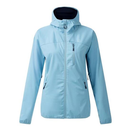 Veste Softshell À Capuche LEXAN Femme (Bleu Clair)
