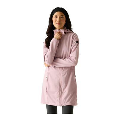 Dames carisbrooke softshell waterdichte jas (lila poeder)