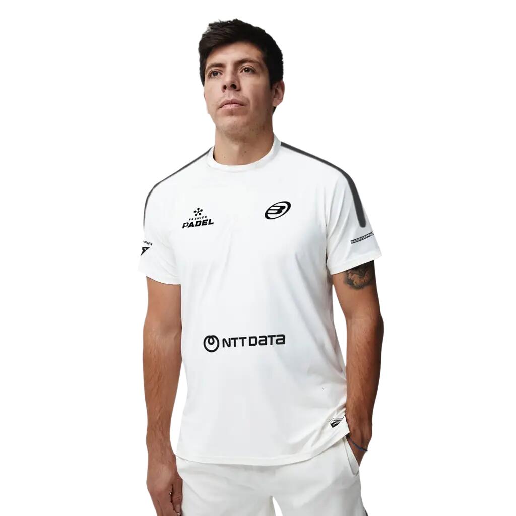 BULLPADEL MONTSE Blanco SS26 JUAN TELLO (Camiseta Oficial) 1/7