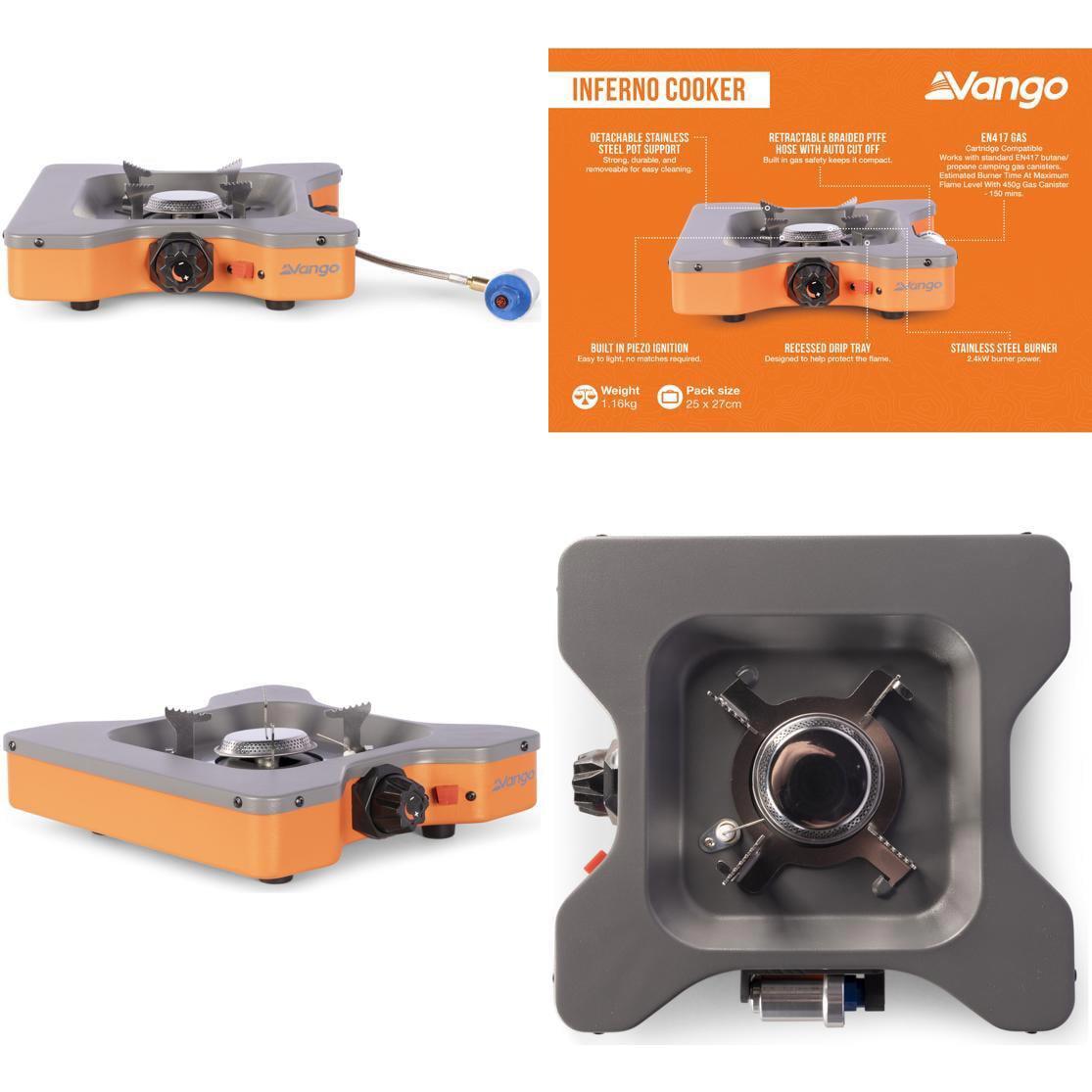 Fogão Vango Inferno Cooker Monobloco - Burnt Orange 2/6