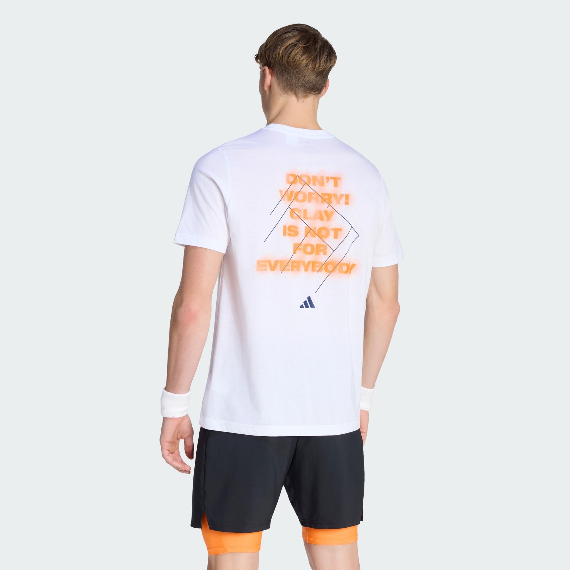 T-SHIRT DE TÉNIS CLAY IS NOT FOR EVERYBODY 3/5