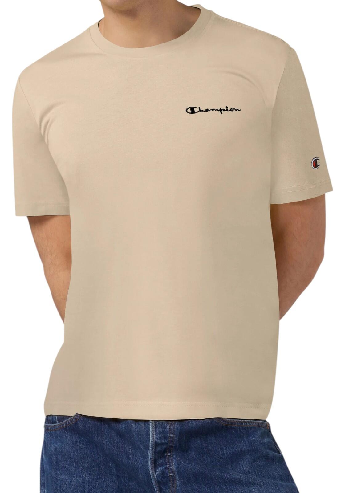 Champion SS T-Shirt für Herren - kurzärmelig, Standardlänge 4/5