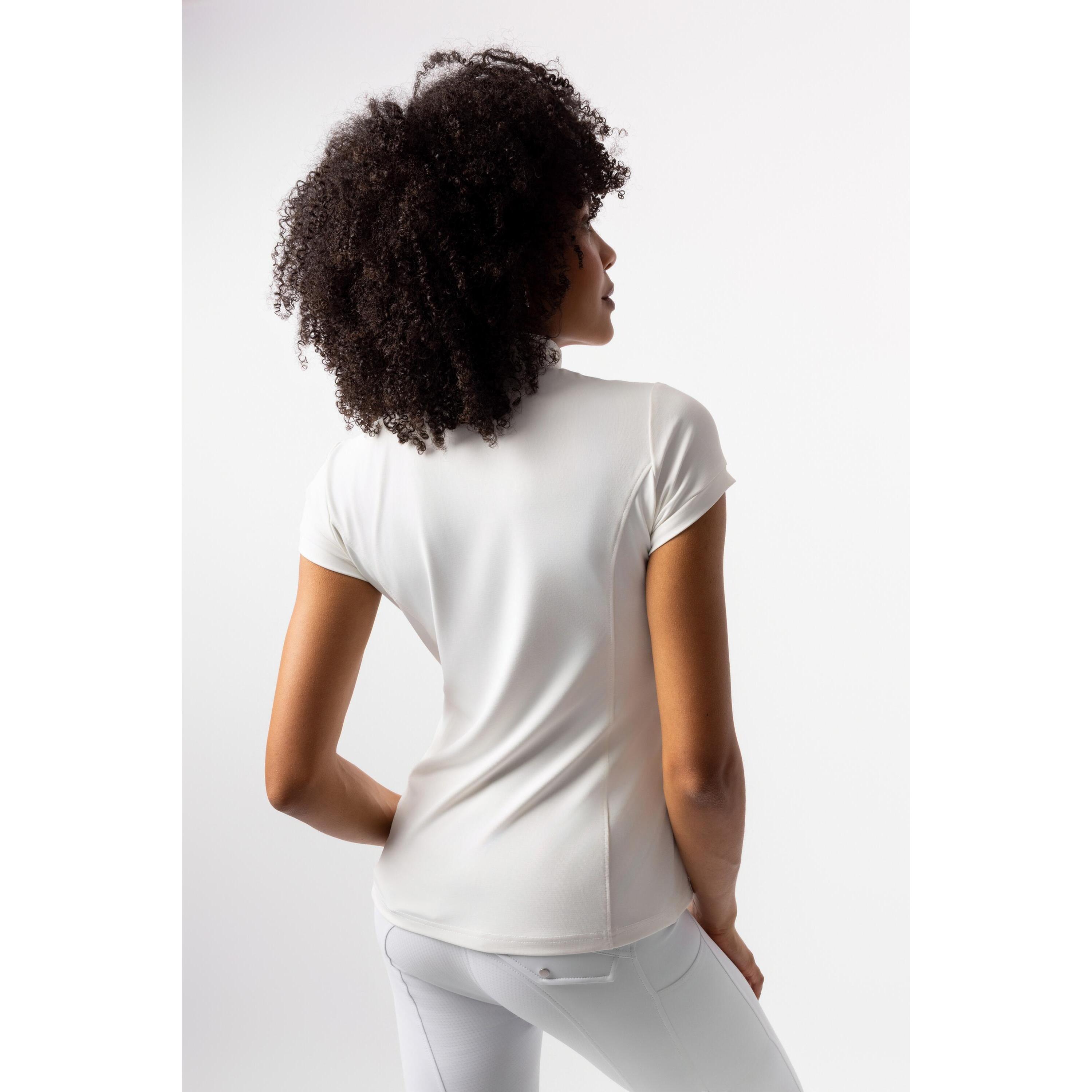 Damen Trainings-T-Shirt mit Reißverschluss Horze Mina 6/7