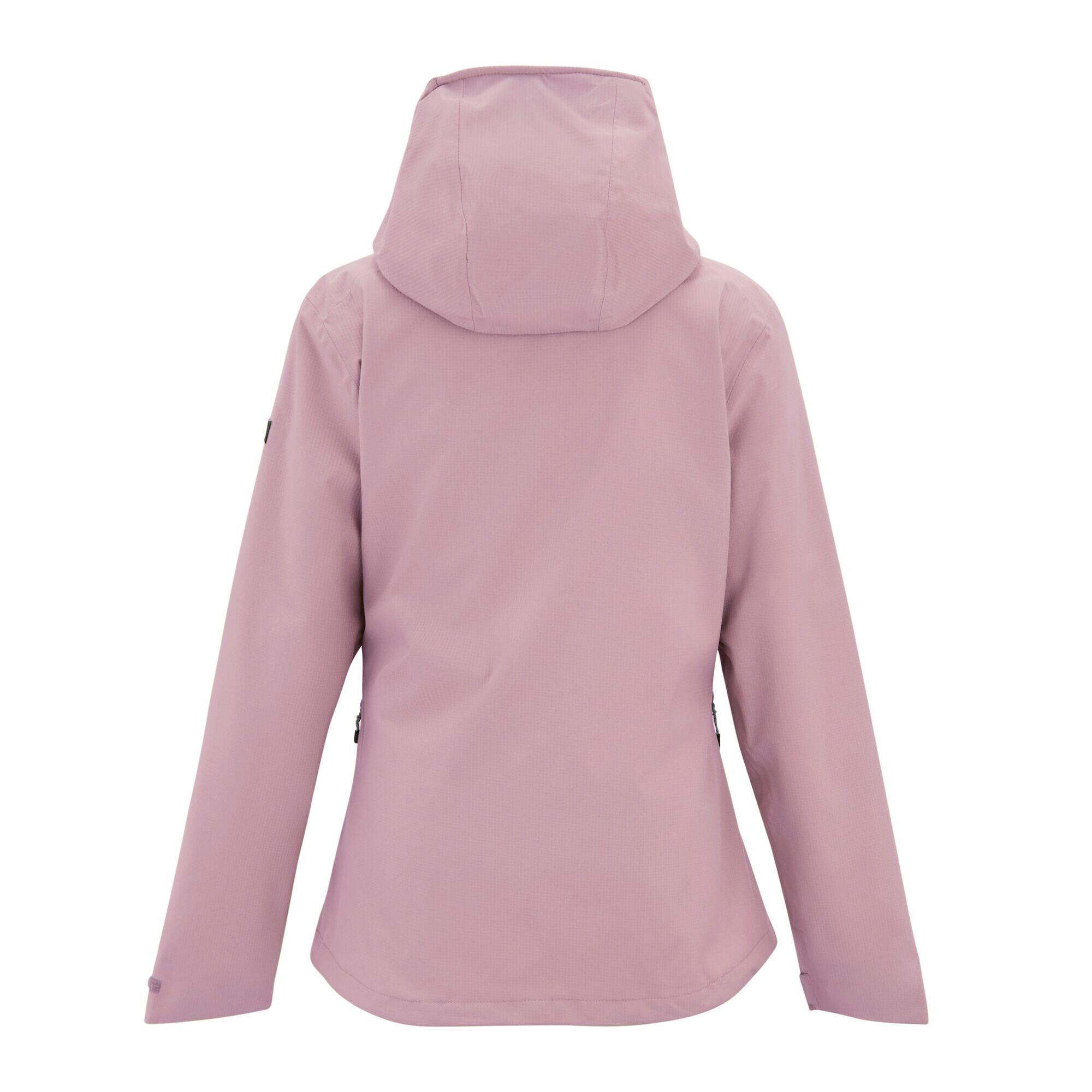 Chaqueta Impermeable Oklarna para Mujer Polvo Lila 2/5