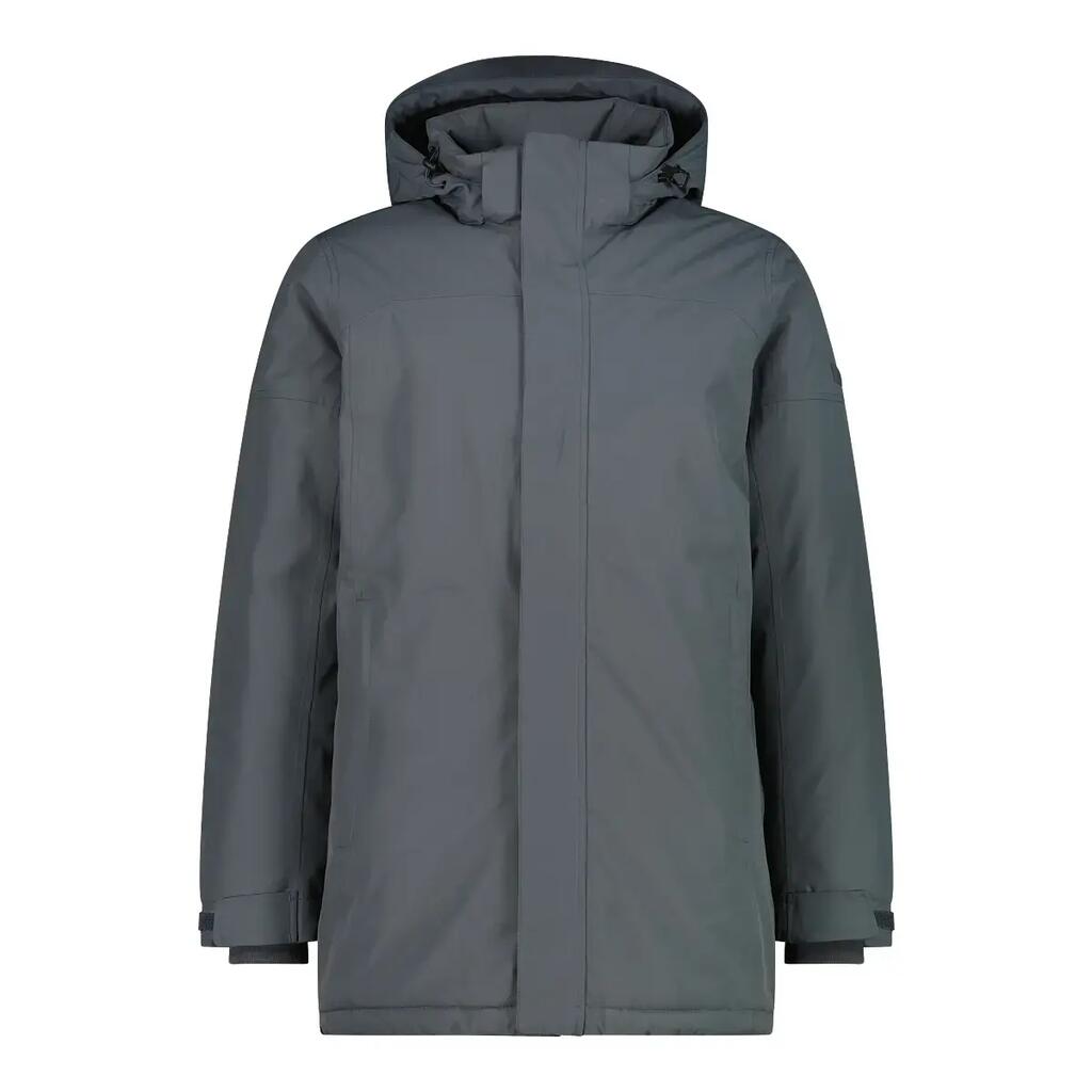 Zip-up parka with fixed hood CMP