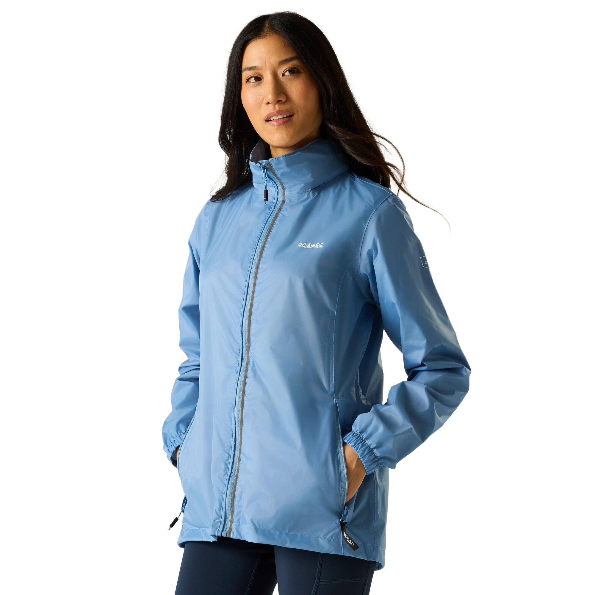Chaqueta Impermeable Corinne IV para Mujer Vaquero Lavado 4/5