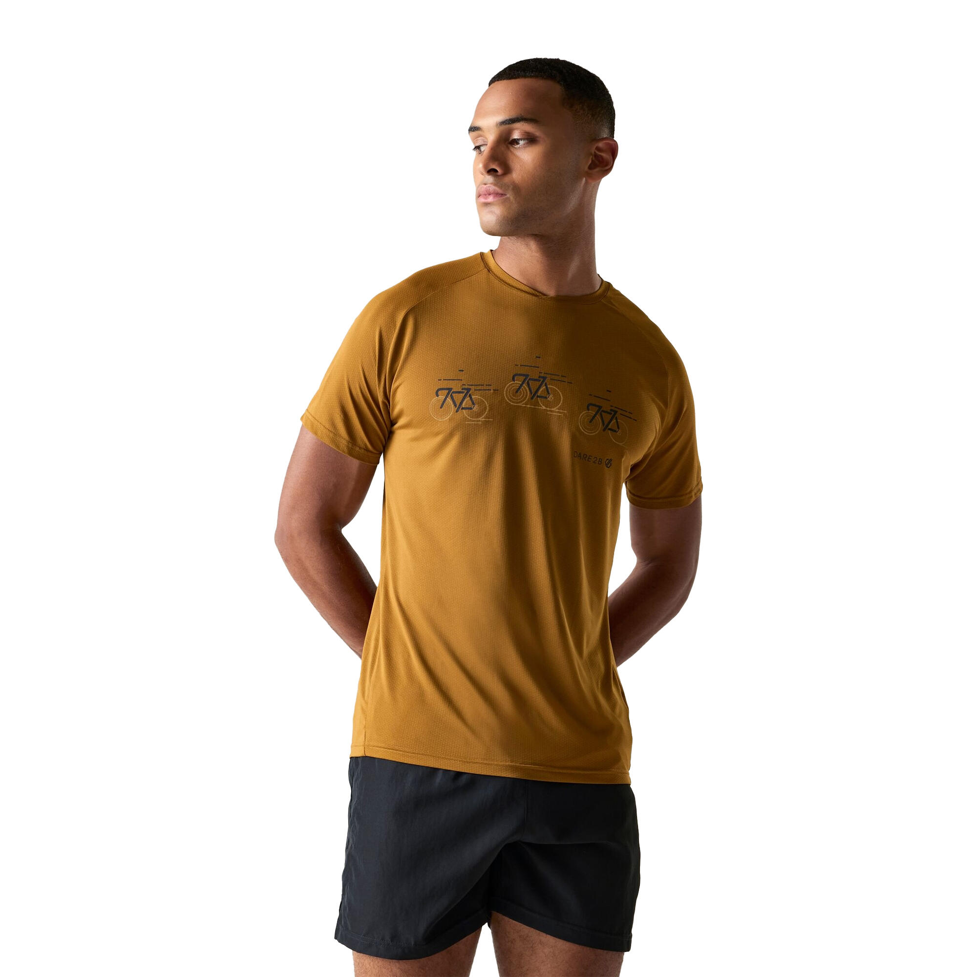 Tricou Drumeții În Natură Dare 2B Tech II Bicicletă Bărbați