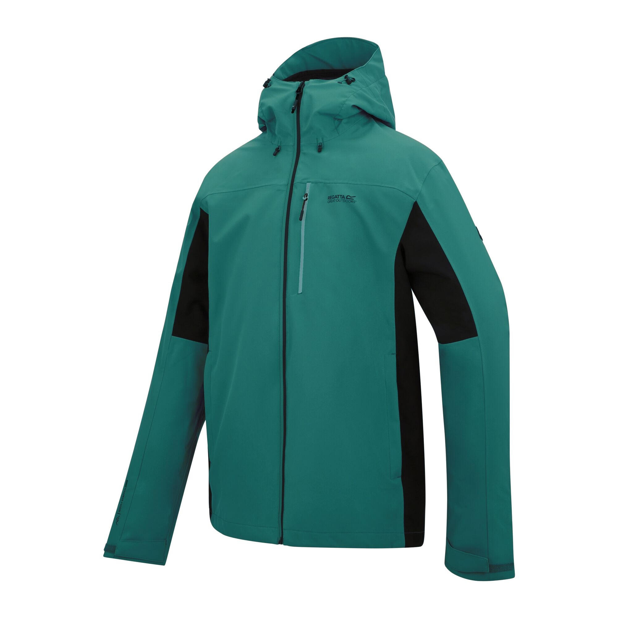 Giacca Impermeabile Uomo Regatta Birchdale II Blu Mediterraneo Nero 3/5