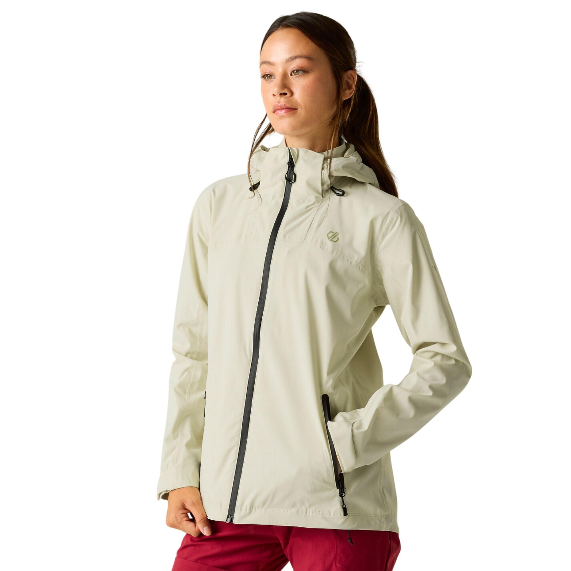Chaqueta Impermeable Switch Up III para Mujer Leche de almendras 4/5