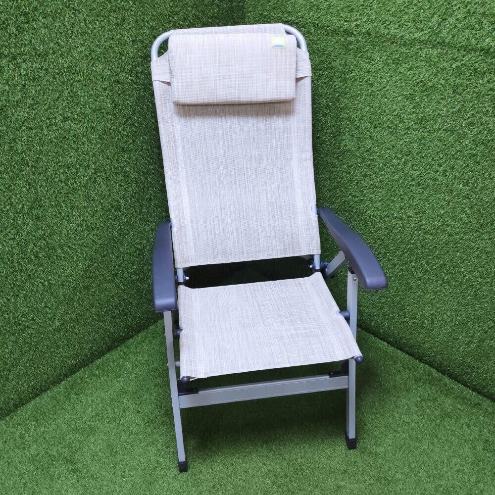 Silla plegable y reclinable Via Mondo Comfort – Beige 3/7