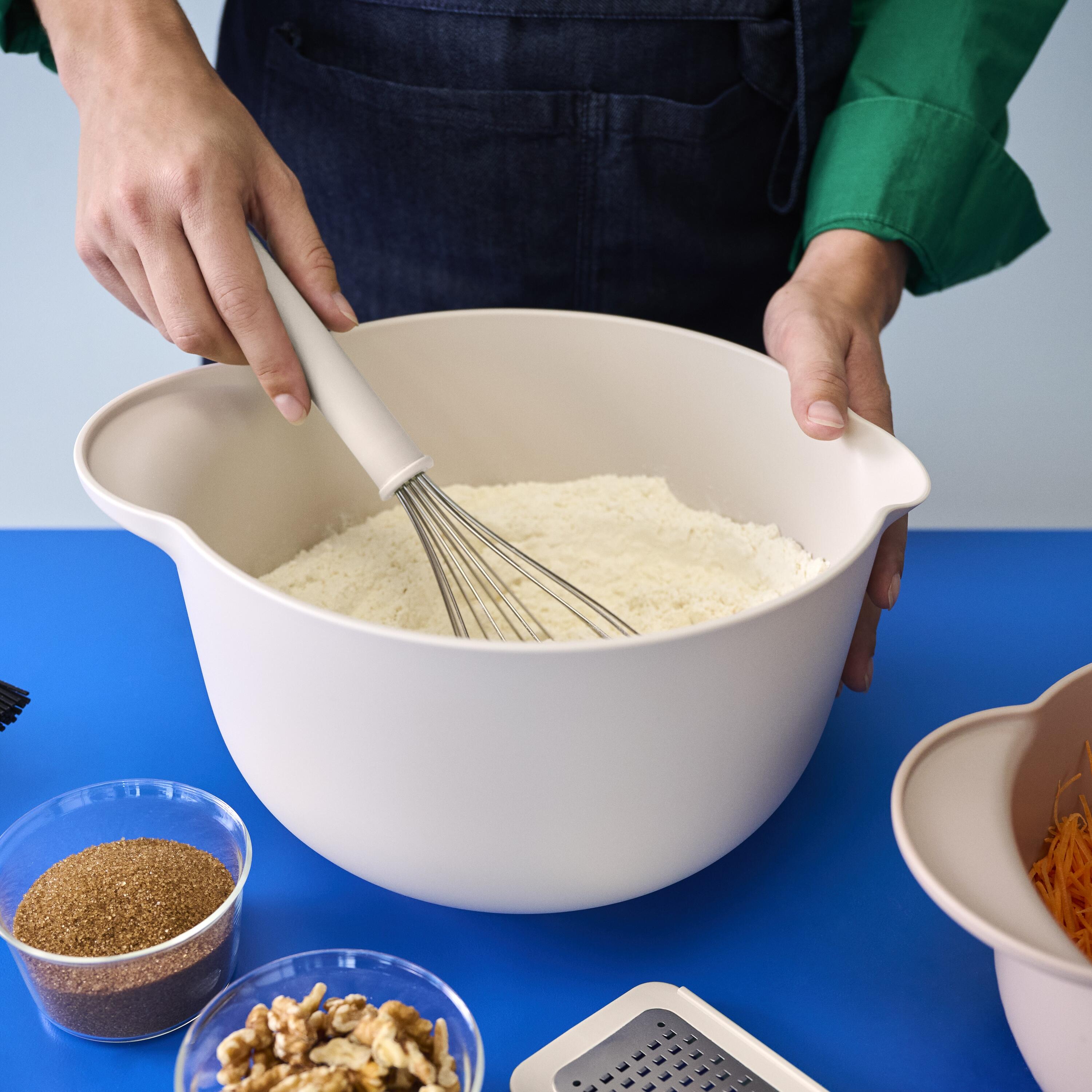Mepal Chef it Rührschüssel set 2 teilig - Chalk 4/6
