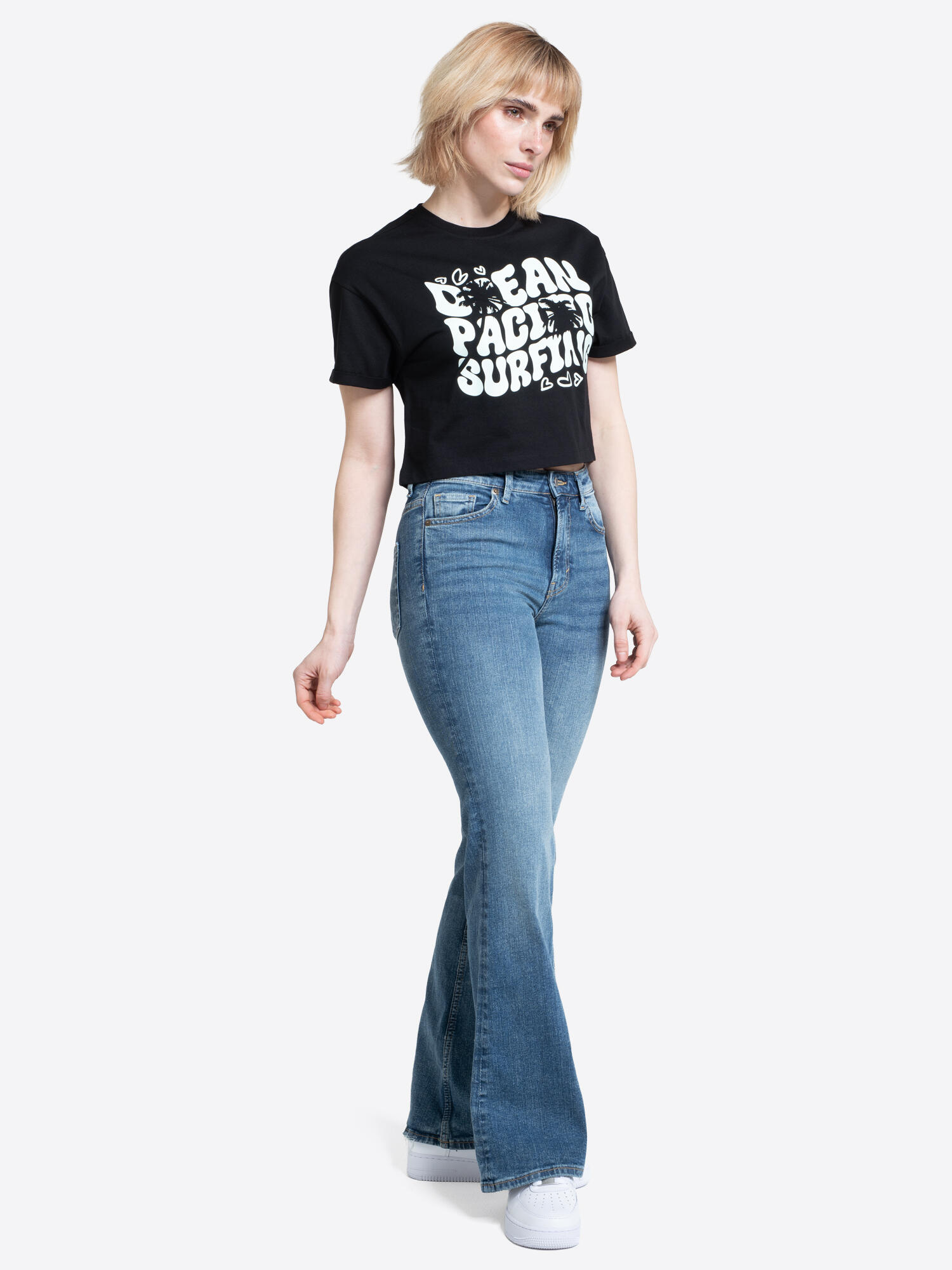 OCEAN PACIFIC Frauen T-Shirt Cropped PUNTA MITA 4/6