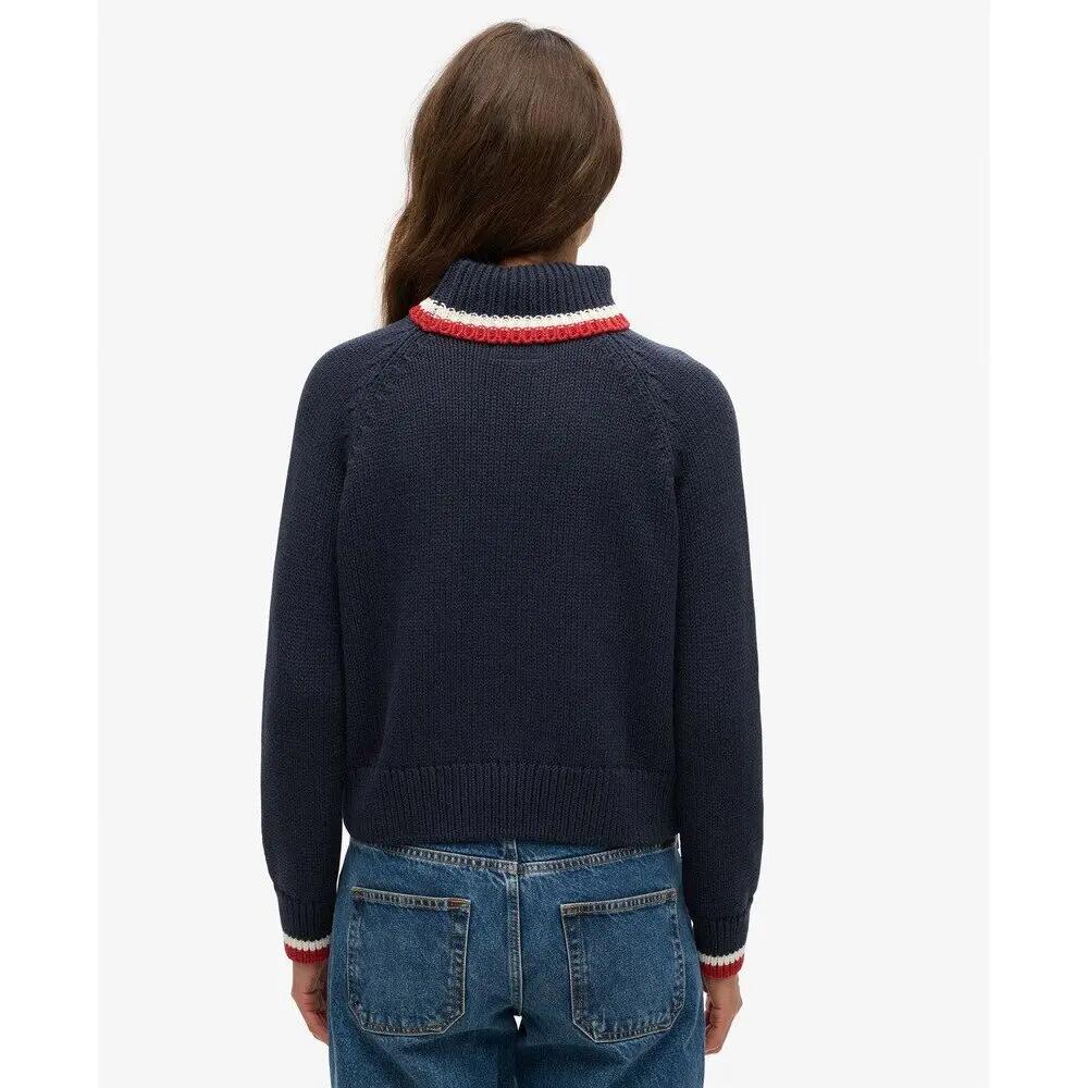 Pull col roulé maille femme Superdry Americana 4/7