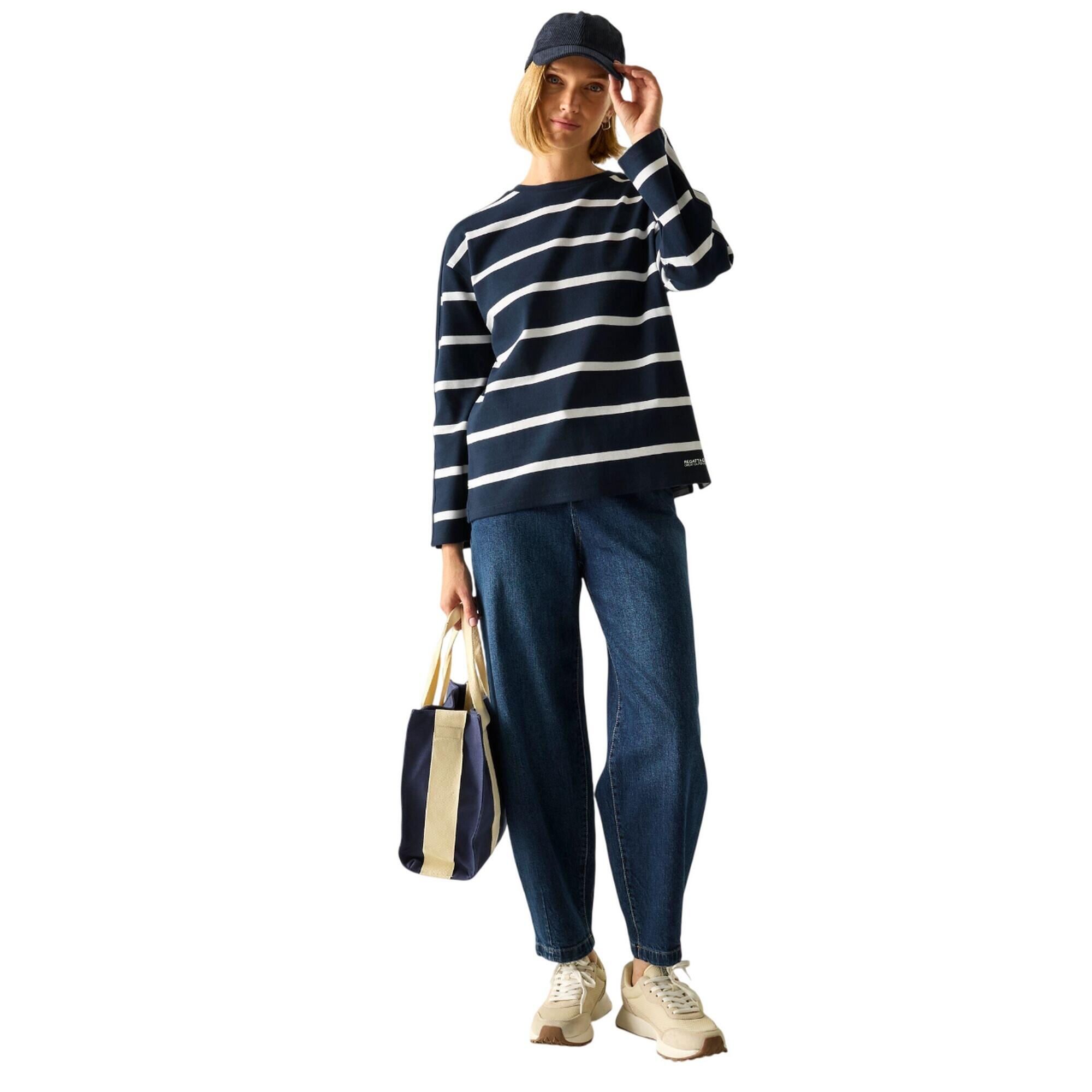 Avira Felpa Donna Regatta Blu Navy Bianco 4/5