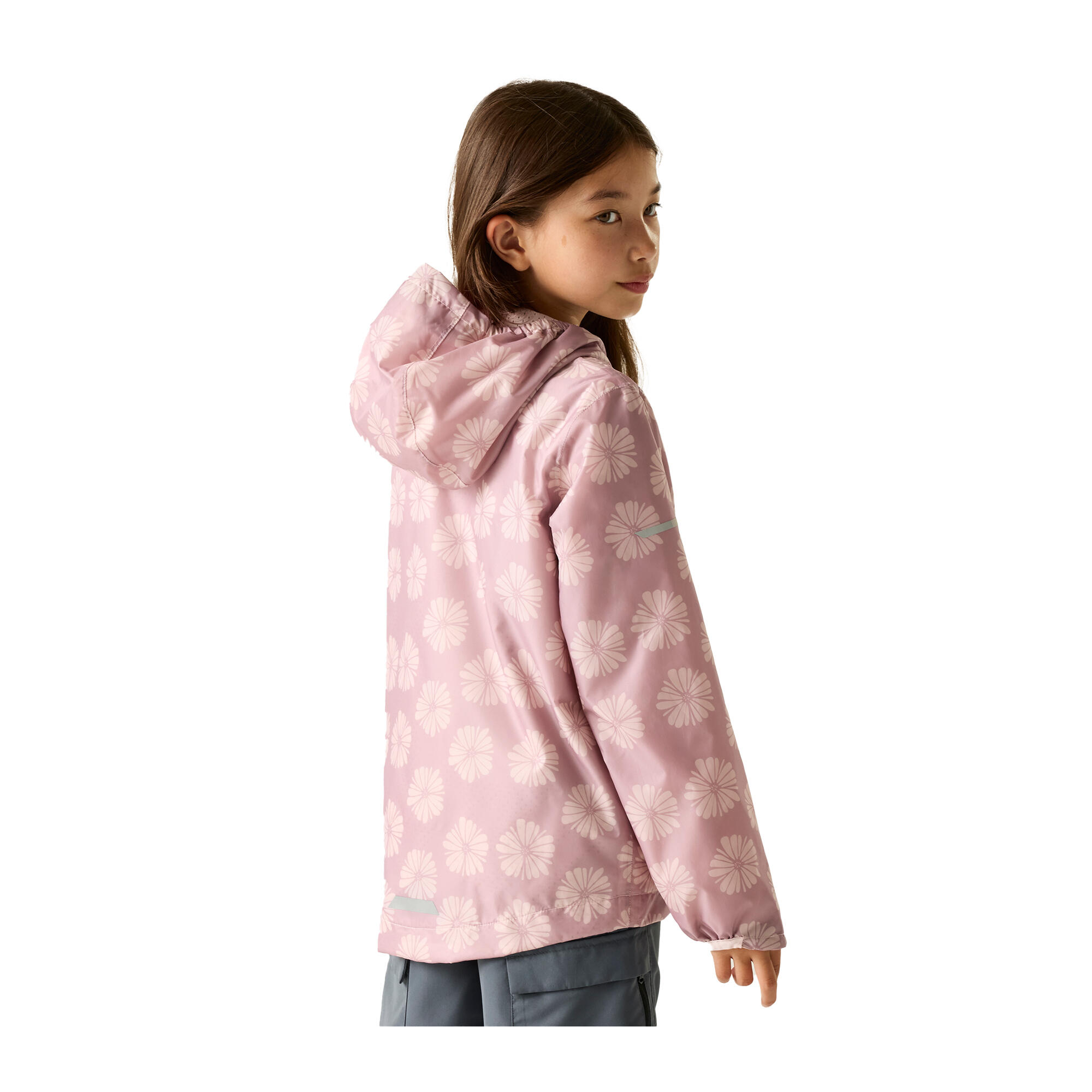 Waterdichte jas voor kinderen/Kinderen Lever II Petal (Poederlila/roze waas) 4/5