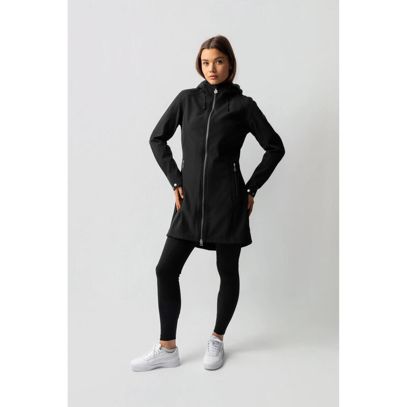 Veste echitație Horze Anna cu softshell pentru femei