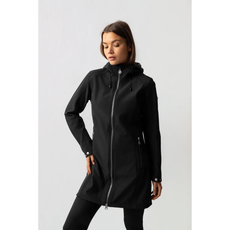Veste echitație Horze Anna cu softshell pentru femei