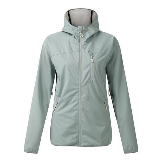 Veste Softshell À Capuche LEXAN Femme (Vert Pâle)