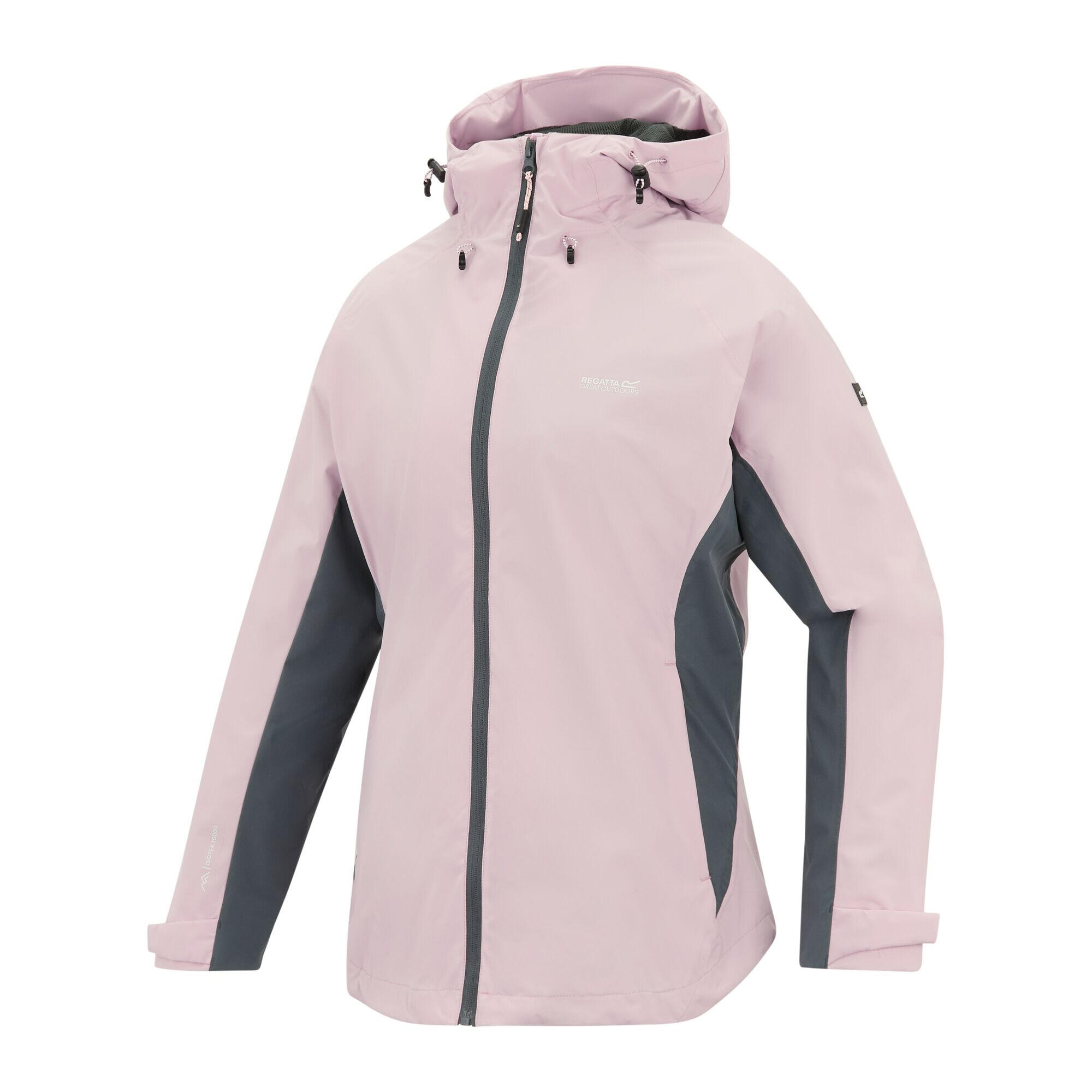Chaqueta Impermeable para Mujer Polvo Lila, Tormenta Oscura 3/5