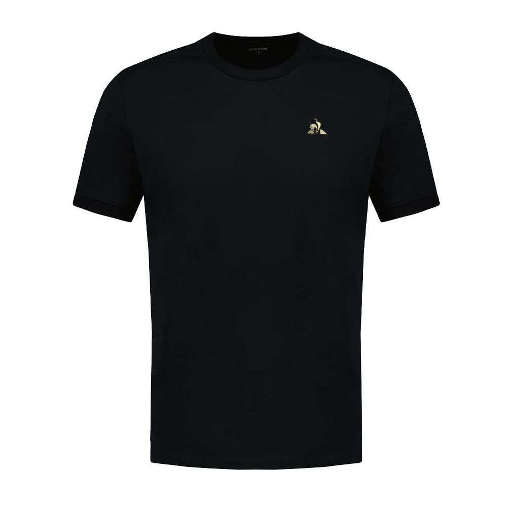 Men's Le Coq Sportif N°1 Gold Black T-Shirt
