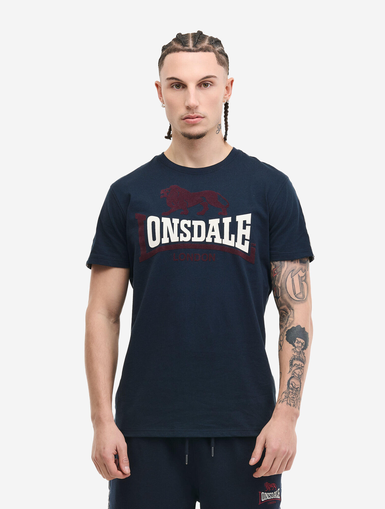 Cotton T-shirt Lonsdale Elton 1/6